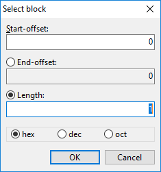 dump guide select block